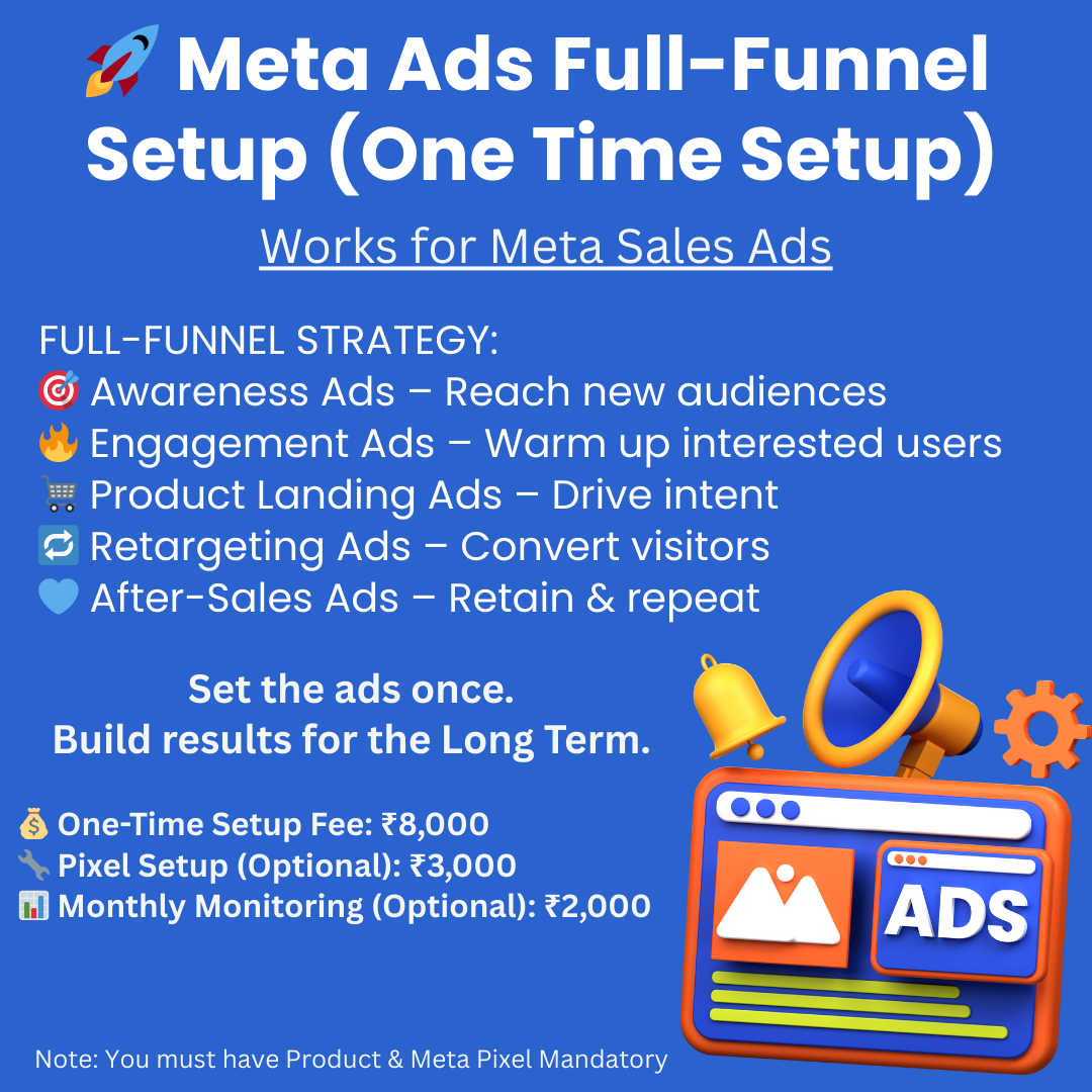 Meta Ads Full-Funnel Setup (One-Time)